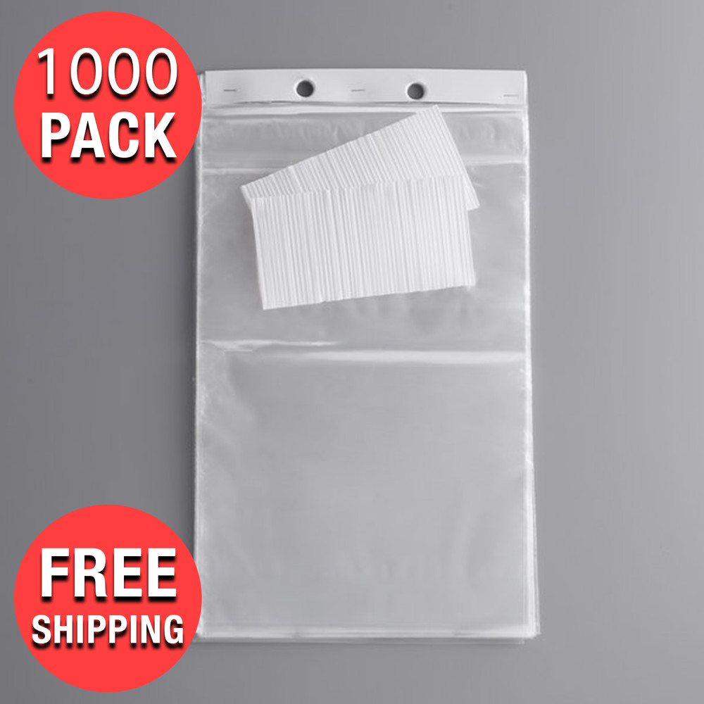 (1000-Pack) Clear Plastic Unprinted Cotton Candy Bags 11.5″ x 18.5″ Snack Bag