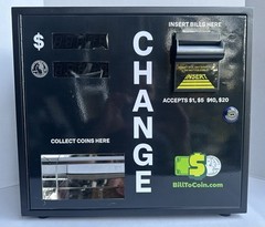 High Security Dollar To Quarter change machine fits 3000 quarters ($750)