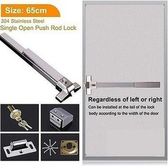 Stainless Steel Commercial Panic Exit Bar Door Push Handle Emergency Lock #R026