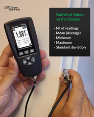 Coating Thickness Gauge CM-208Z – 0-3000Μm (0-120 Mils) Industrial Paint Thickne