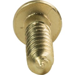 #6 Round Head Slotted Drive Wood Screws Solid Brass All Lengths In Listing