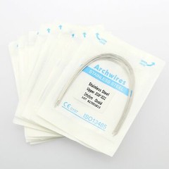 Dental Orthodontic Arch Wire Stainless Steel Ovoid/Natural/Square Rectangular