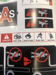 NEW Forklift Safety Decal KIT Toyota Forklift OSHA Compliant kit