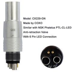 Yabangbang COXO Dental Quick Coupler 2 4Hole 6 Pin for KAVO MULTIflex NSK Sirona