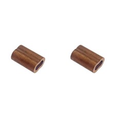 1/16″ Copper Crimping Loop Sleeve Wire Rope Sleeves Double Barrel Ferrule 10 Pc