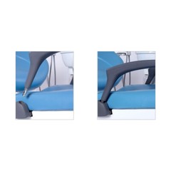 Dental Unit Chair Hard Leather Computer Controlled DC Motor +Stool Kit TJ2688-A1