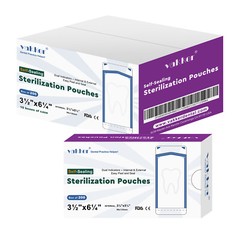 Dental Self Seal Sterilization Pouches Autoclave Sterilizer Bag,Tattoo Nail FDA