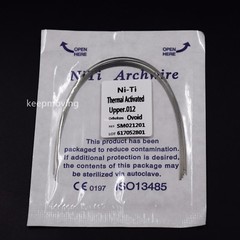 10 Packs Dental Orthodontic Thermal Activated Niti Round Arch Wire Upper + Lower