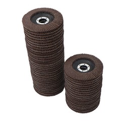 50 Pcs 4-1/2″×7/8″ 40 Grit Premium Zirconia Flap Disc Sanding Grinding Grey