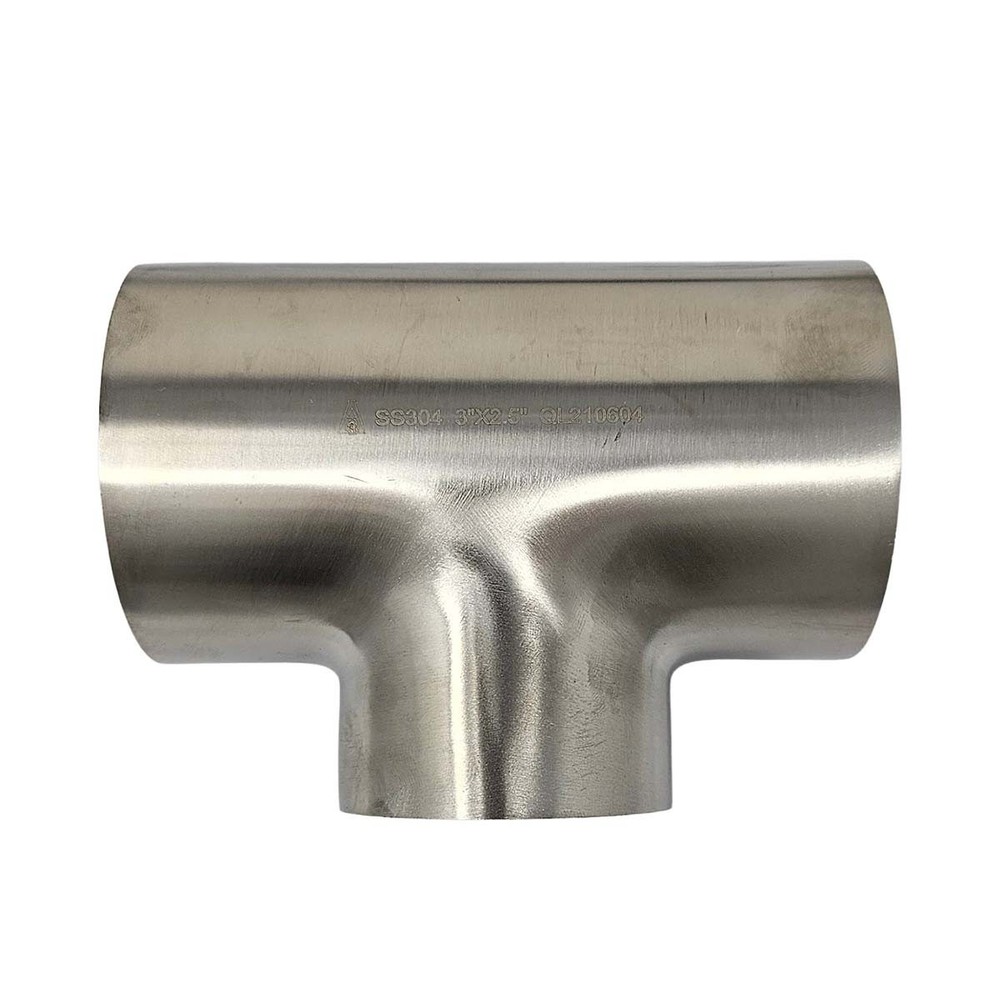 3 inch x 2 1/2 inch Butt Weld Tee – Reducing 304 Stainless Steel