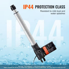 Linear Actuator 12V, 10 In. Heavy Duty 1320 Lbs. /6000N Linear Actuator, 0.19 In