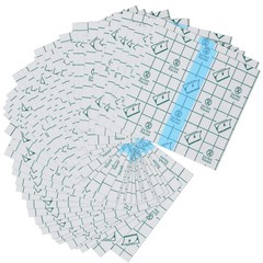 BBTO 50 Pieces Transparent Clear 4×4 Inch (Pack of 50), As Picture Shown
