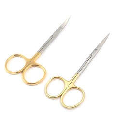 GERMAN TC Iris Scissors 4.5″ Stainless Dental Surgical Veterinary Instruments