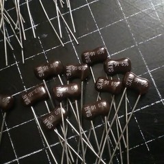 30X – 91pF @ 500V 5% SANGAMO DIP Radial SILVER MICA Capacitors RF NOS Long Leads