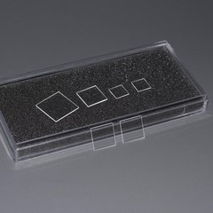 Imported Corning 7980 HPFS Fused Silica Glass Quartz Substrate 10x10x0.5/0.8mm