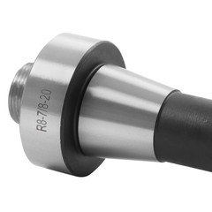 7/8”-20 Threaded Mount Alloy Steel R8 Shank Boring Head Taper Shank For Machine