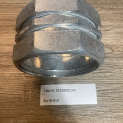 Arlington 4” EMT compression Connector Rain And Concrete Right 839