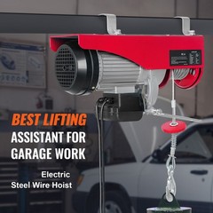 880lbs Electric Hoist with 14ft Wired Remote Control, 110V Electric Hoist
