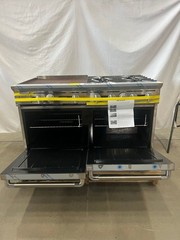 IMPERIAL 48″ Wide Natural Gas Range With 4 Burners 24″ Griddle and 20″ Ovens**