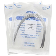 10X Dental Orthodontic Heat Thermal Activated Niti Arch Wire Rectangular AZDENT