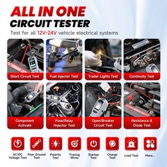 BOSSCOMM P180 Automotive Power Circuit Probe Tester, Wire Tracer, Battery/Fue…