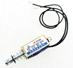 Solenoid Push-Pull-Type with 10 mm Stroke, 12 V Operation,