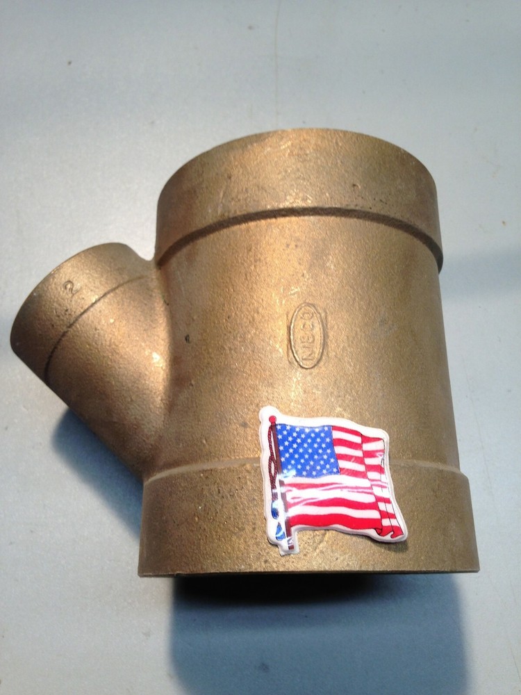 NIBCO WYE 3″ x 2″ SOLDER SWEAT HEAVY PATTERN MADE IN USA