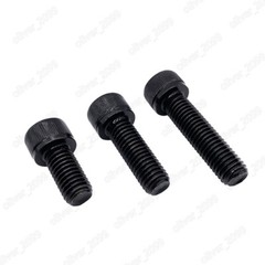 Black 12.9 Steel Hex Socket Bolts Cap Head Screws 10# 1/4 5/16 3/8 7/16 1/2 5/8