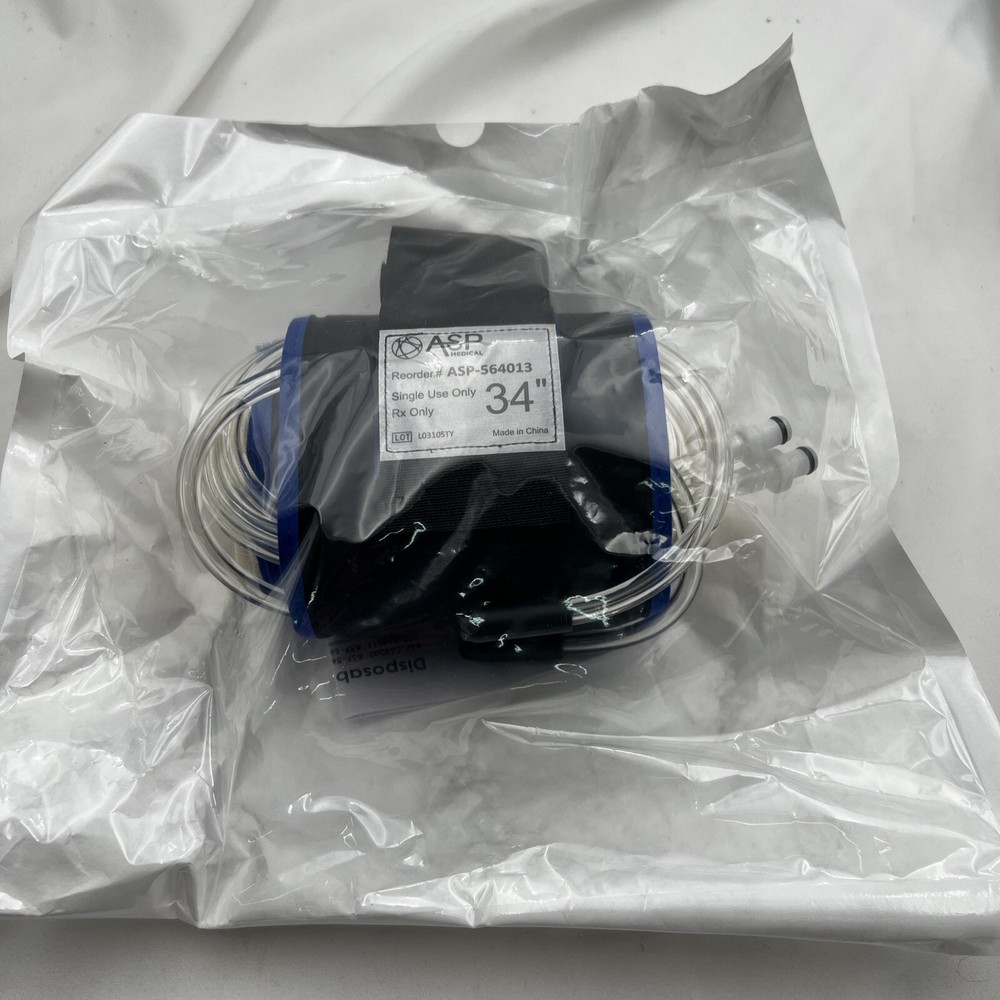ASP MEDICAL ASP-564013 DISPOSABLE TOURNIQUET CUFF 34″ X 4″ 2-LINE Blue 3-10-33