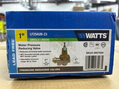 1 in. Lead-Free Brass FPT x FPT Water Pressure Reducing Valve