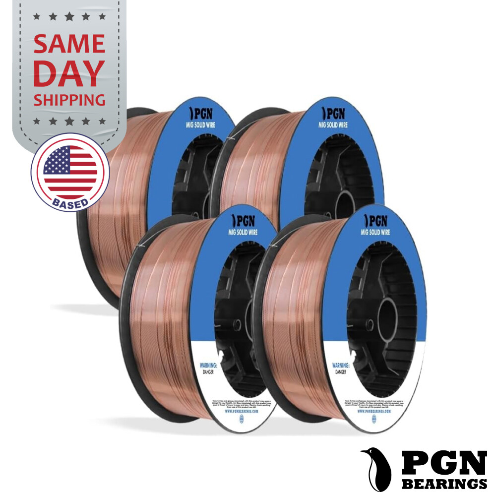 (4 x 10-Lb Spools) ER70S-6 .030″ (0.8 mm) Mild Steel MIG Welding Wire