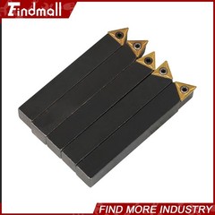 Findmall 5x 3/8″ Lathe Indexable Carbide Insert + Turning Tooling Bit Holder Set