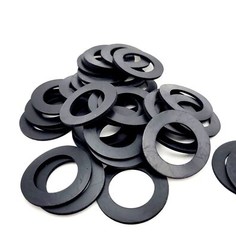 3/4″ ID Rubber Flat Washers 1 1/4″ OD 1/16″ Thick Heavy Duty Spacers EPDM .75 in