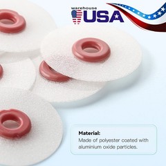 AZDENT Dental Polishing Discs Coarse Medium Fine Superfine RA2.35mm 40pcs disc