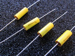 .022uF, 400V, 20% Thomson Metallized Polyester Axial Capacitor Tube Amp Tone 4pc