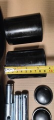 Pallet Jack/Truck Poly Wheels Full Set with Axles, Bearings, Entry Rollers, Caps