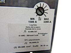 ✌ NEW SQUARE D LIL36300 I-LIMITER CIRCUIT BREAKER 3Ø 600V 300 AMP