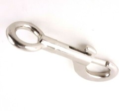 Ten Piece Pack 125 Bolt Snap Rigid Round Eye 1/2in Light Duty Nickel Plated KOCH
