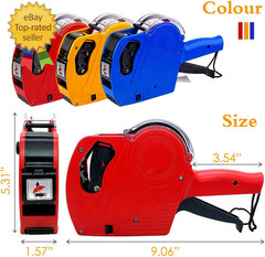 MX-5500 8 Digits Price Tag with 5000 Sticker Labels and 3 Ink Refill, Label Make