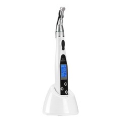 Dental Cordless LED Endo Motor 16:1 Contra Angle +6pcs Endo Motor Rotary Files