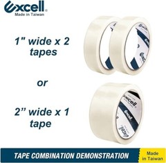 Excell Heavy Duty Steel Desk Tape Dispenser (2″ Wide) Padded Foam Base
