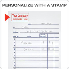 **Adams General Purpose Sales Book, Carbonless, (Pack Of 10) (DC3510)** The book
