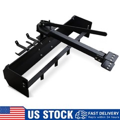 42″ Hitch Tow Behind Box Scraper Fit for ATV UTV Grader, Lawn Tractor Attachment