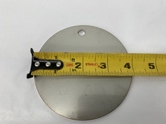 1/8” Stainless Steel 304 Plate Round Circle Disc 4” Diameter .125″ Thickness