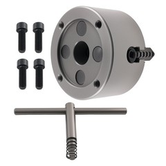 100mm 4 Jaw Self Centering Metal Chuck K72-100 3.93″ Cast Iron Lathe K72100