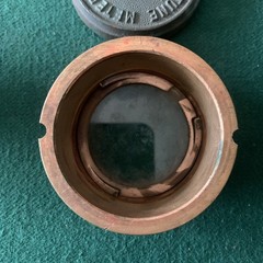 Vintage Neptune TRIDENT Water Meter, Gallons, Brass/Bronze, New York, USA