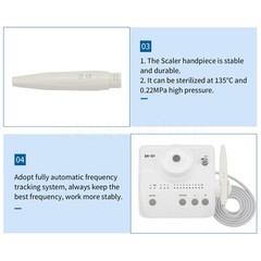 SK-D Dental Ultrasonic Scaler with 2 Water Bottles + 5 Tips DTE Free shipping