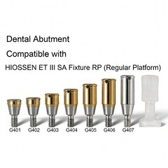 US Nobel Hiossen Zimmer titanium Overdenture Anchor Fit Zest Locator Abutment