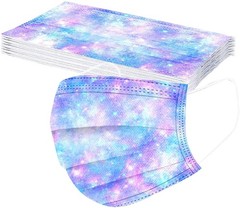 Xesakesi 50 Pack Kids Disposable Face 50 Count (Pack of 1), Multicolor