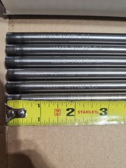(Tag C84) .375″ Dia Titanium Rods, 10+” Long, 6 Rods, You Get All, Medical Grade
